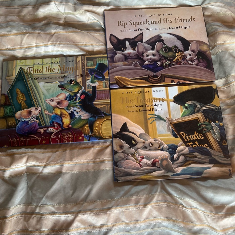 Rip Squeak Books, set of 3